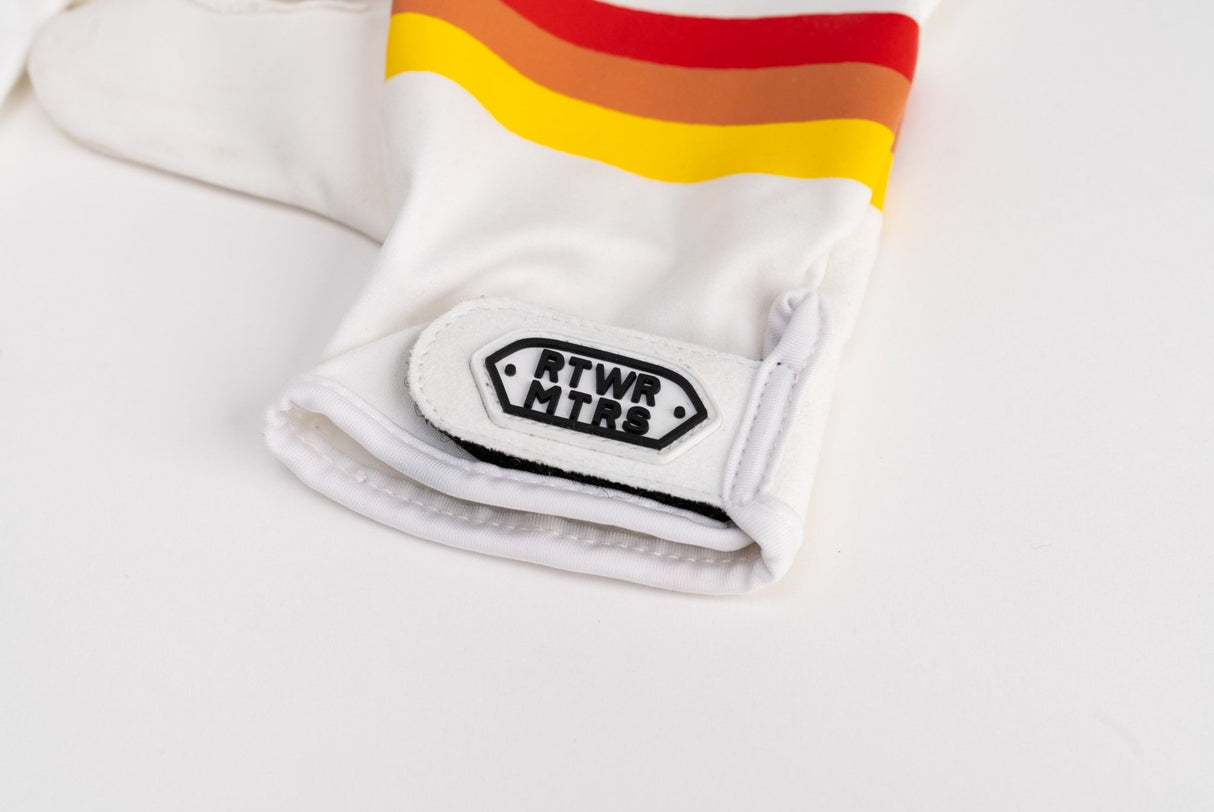 RTWR MTRS “1984” Light Offroad Gloves (White) - Rottweiler Motors