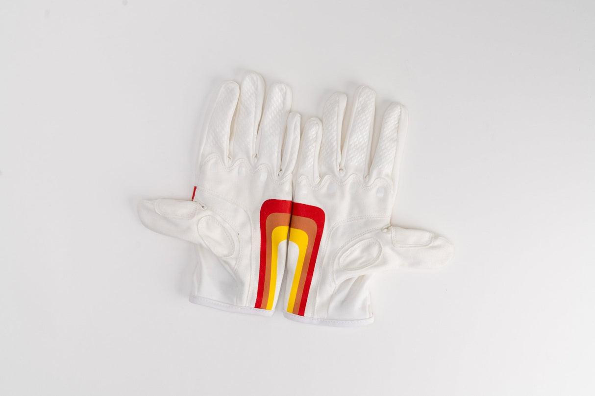 RTWR MTRS “1984” Light Offroad Gloves (White) - Rottweiler Motors