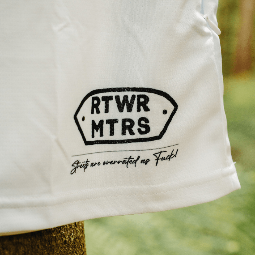 RTWR MTRS “1984” Riding Jersey (WHITE) - Rottweiler Motors