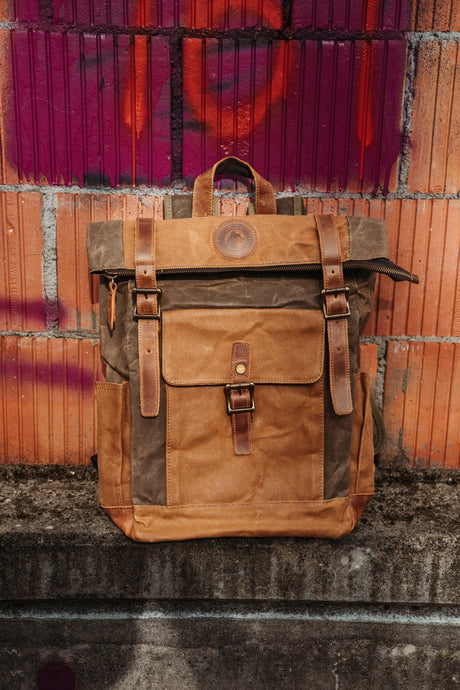 RTWR MTRS Milano Vintage Backpack - Rottweiler Motors