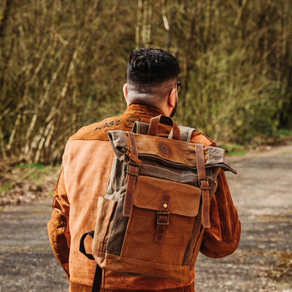 RTWR MTRS Milano Vintage Backpack – Waxed Canvas Bag