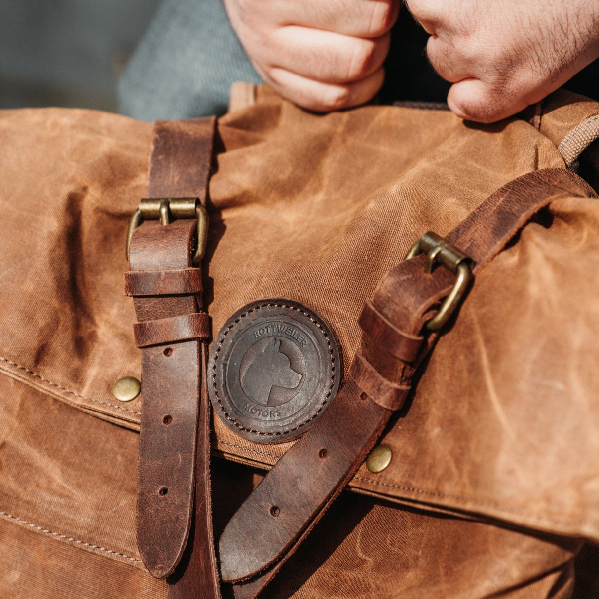 RTWR MTRS Nomad Vintage Backpack - Rottweiler Motors