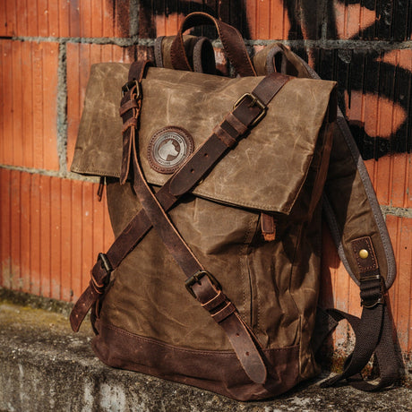 RTWR MTRS Nomad Vintage Backpack - Rottweiler Motors