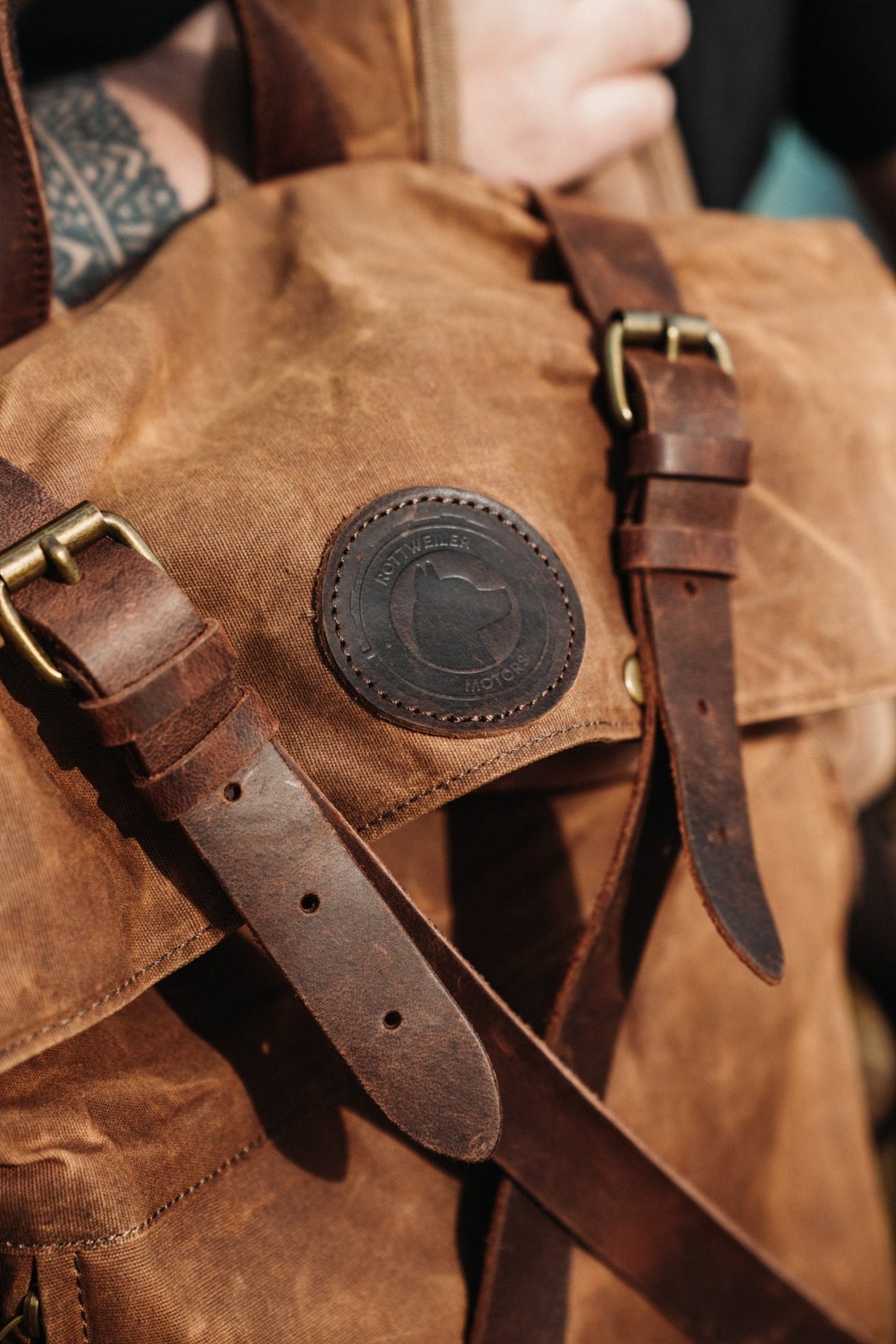 RTWR MTRS Nomad Vintage Backpack - Rottweiler Motors