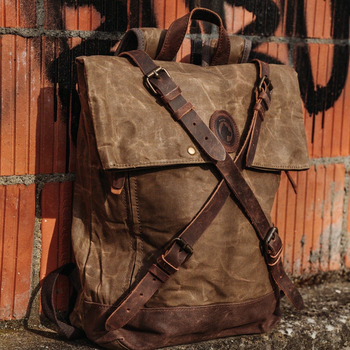 RTWR MTRS Nomad Vintage Backpack - Rottweiler Motors