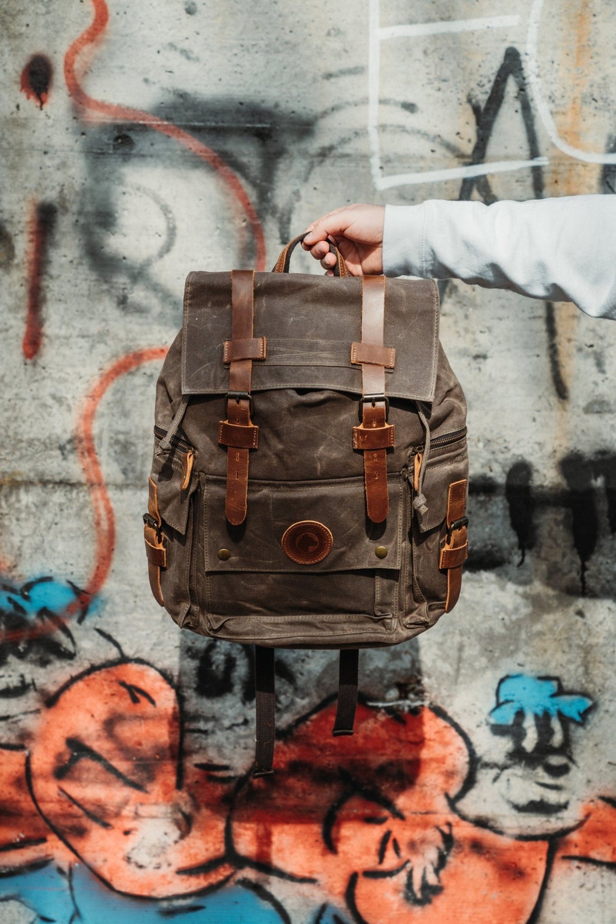 RTWR MTRS Sahara Vintage Backpack - Rottweiler Motors