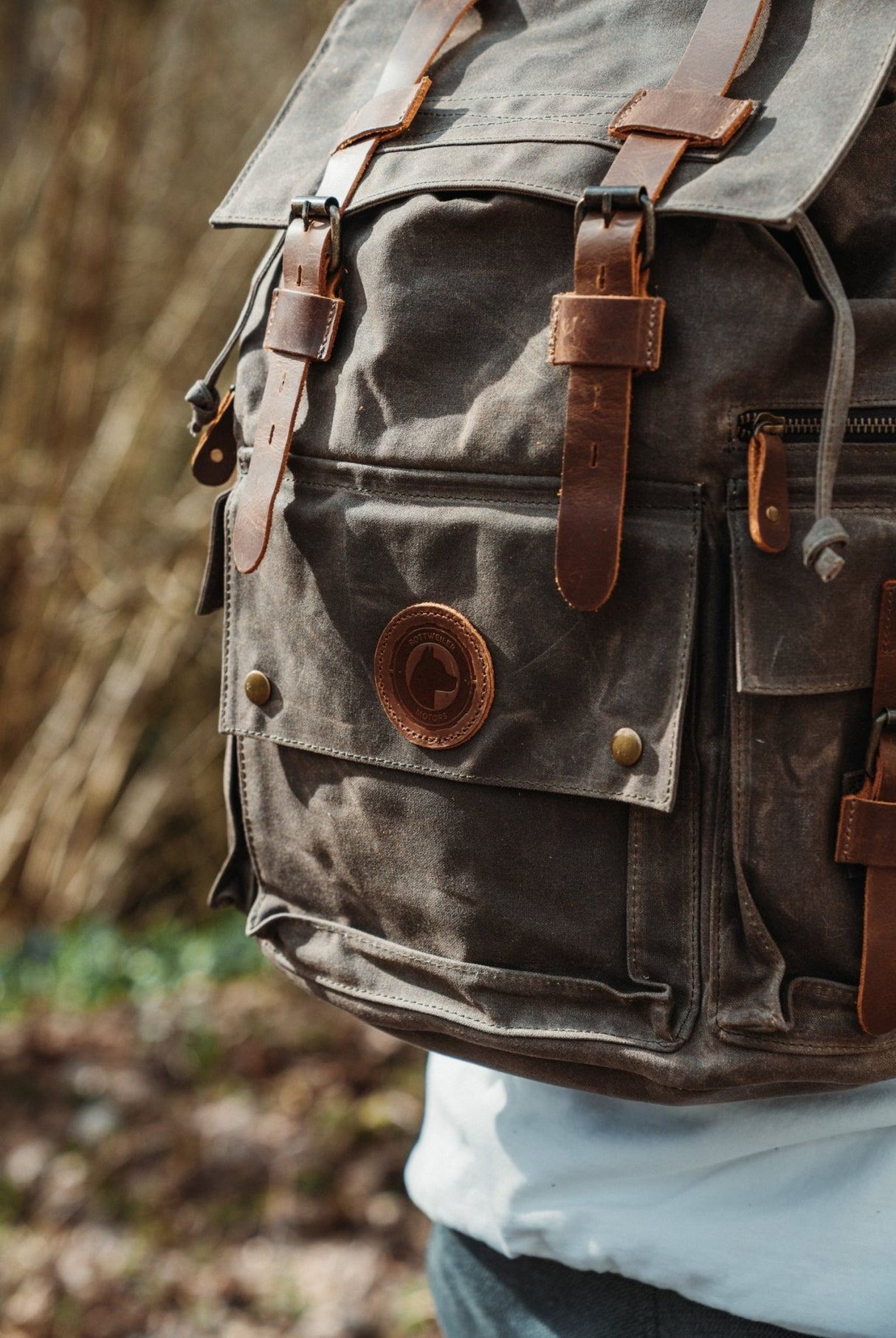 RTWR MTRS Sahara Vintage Backpack - Rottweiler Motors