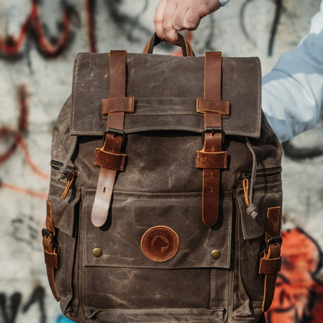 RTWR MTRS Sahara Vintage Backpack - Rottweiler Motors