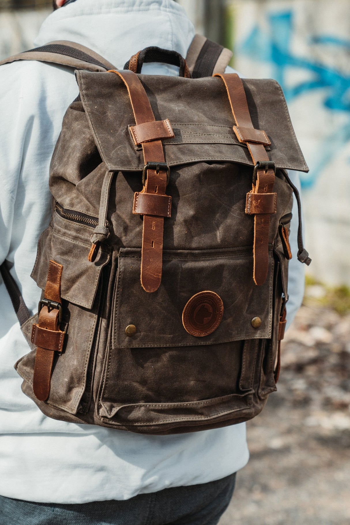 RTWR MTRS Sahara Vintage Backpack - Rottweiler Motors
