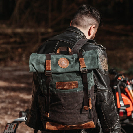 RTWR MTRS Zurich Vintage Backpack - Rottweiler Motors