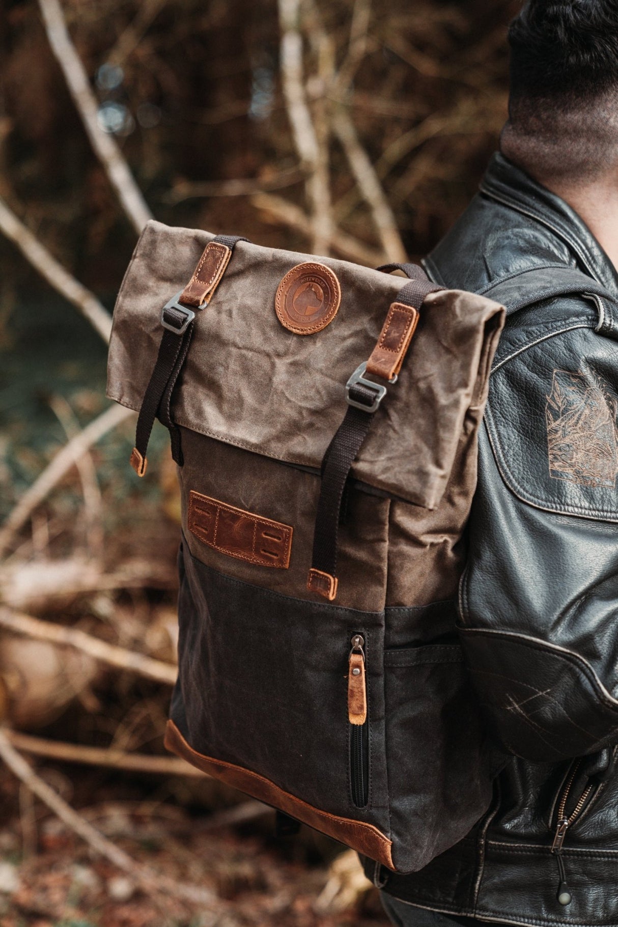 RTWR MTRS Zurich Vintage Backpack - Rottweiler Motors