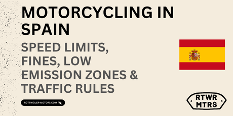 Motorcycling in Spain – 2026 low emission zones and traffic rules guide