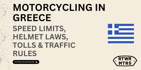 Motorcycling in Greece: Speed Limits, Helmet Laws, Tolls & Traffic Rules (2026 Guide)