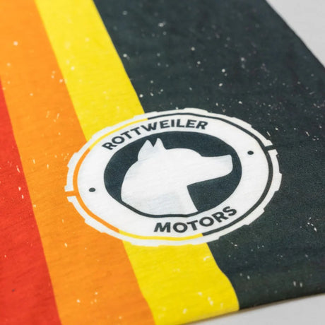 RTWR MTRS “1984” Tube Scarf: Embrace the Spirit of the 80s - Rottweiler Motors