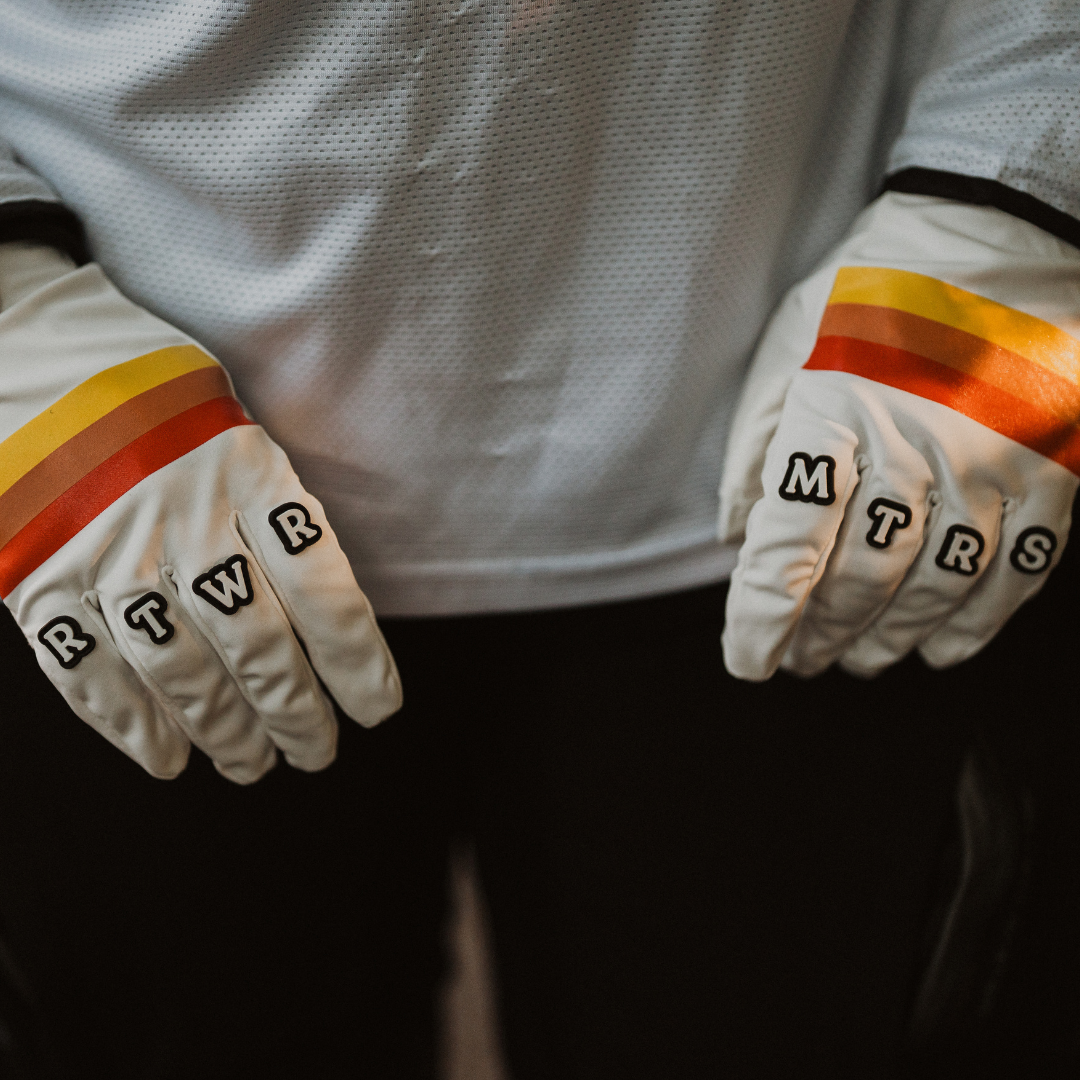 RTWR MTRS “1984” Light Offroad Gloves (White)