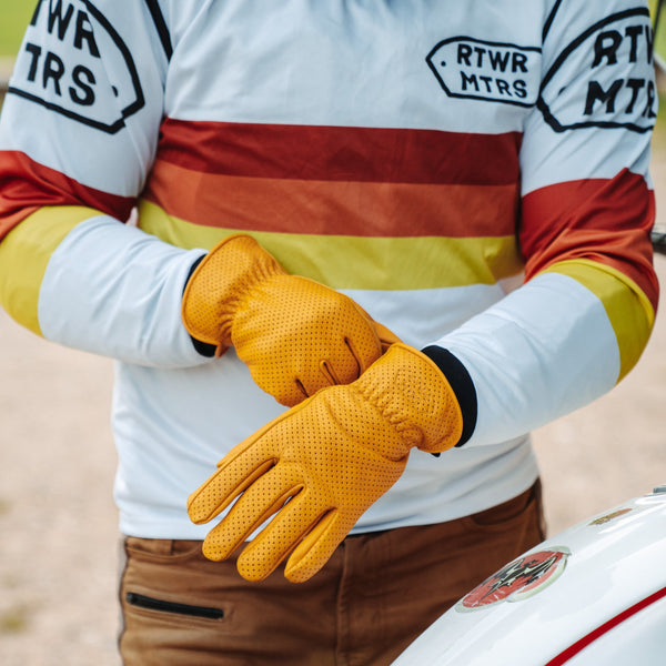 holzweiler handschuhe 1969” Vintage Motorradhandschuhe – Rottweiler Motors