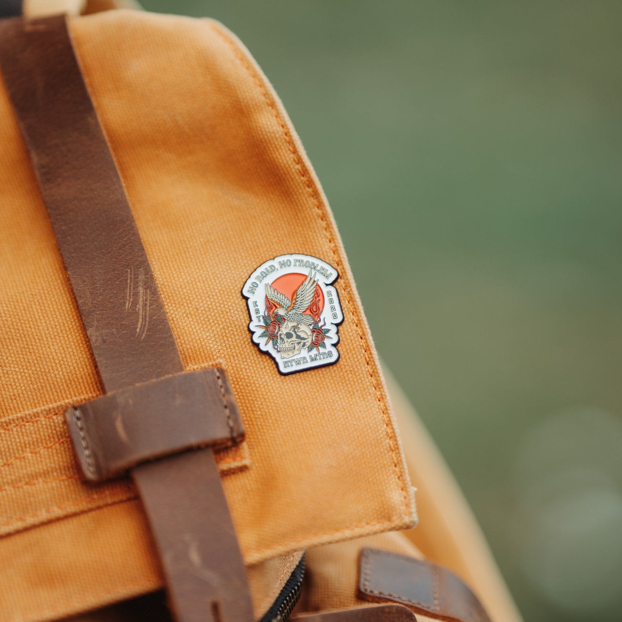 RTWR MTRS "No Road No Problem" Pin