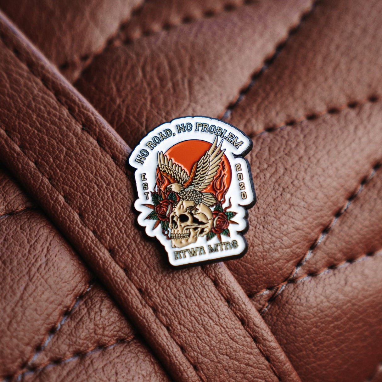 RTWR MTRS "No Road No Problem" Pin