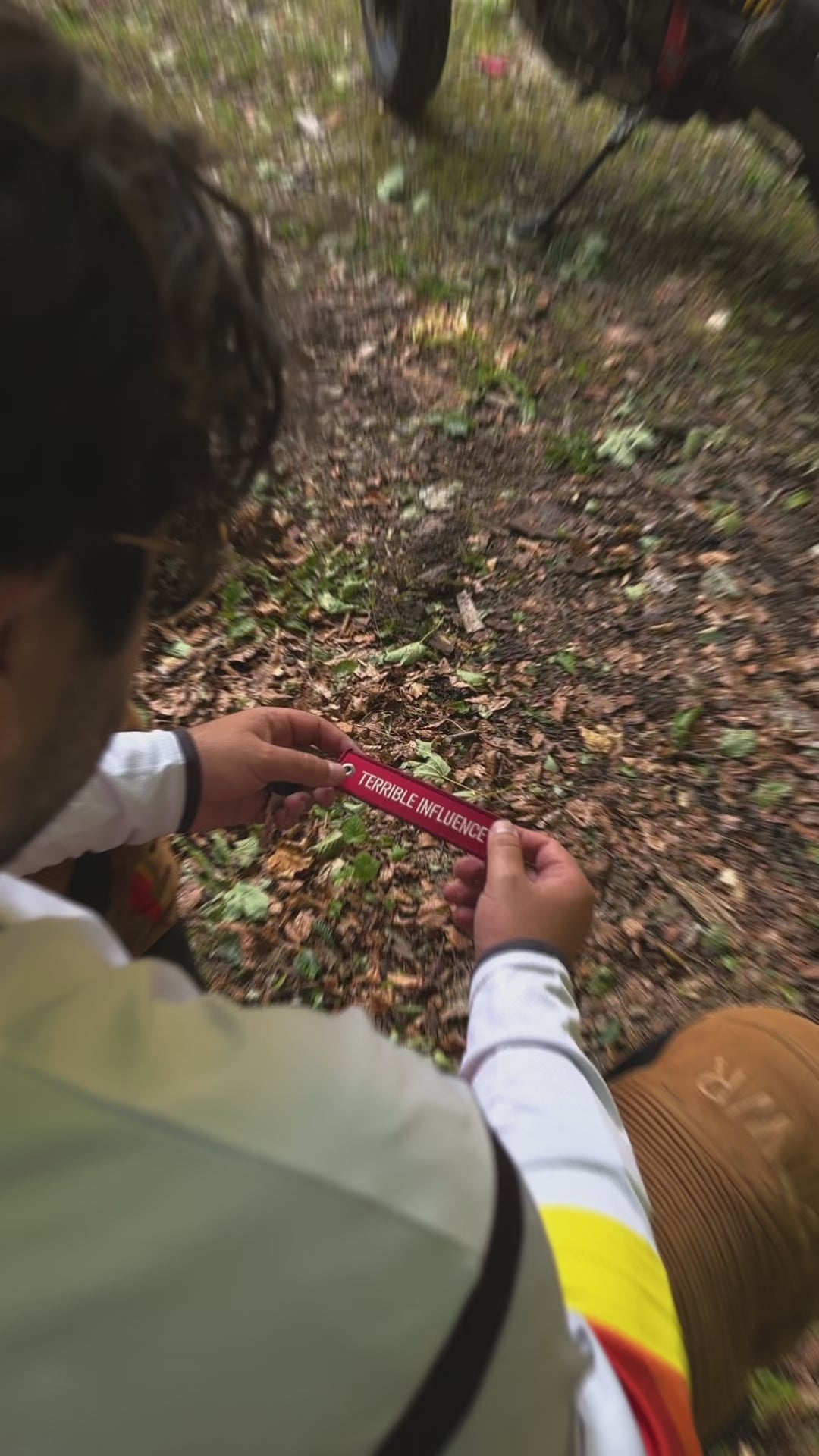 RTWR MTRS “Terrible Influence” Woven Keychain