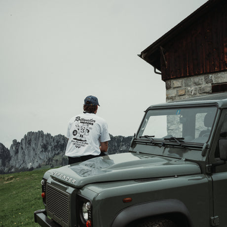 Rottweiler Motors – Living Life on the Edge Oversized T-Shirt