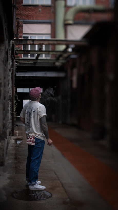 RTWR MTRS "Rebels & Wheels Tee" Oversized T-Shirt