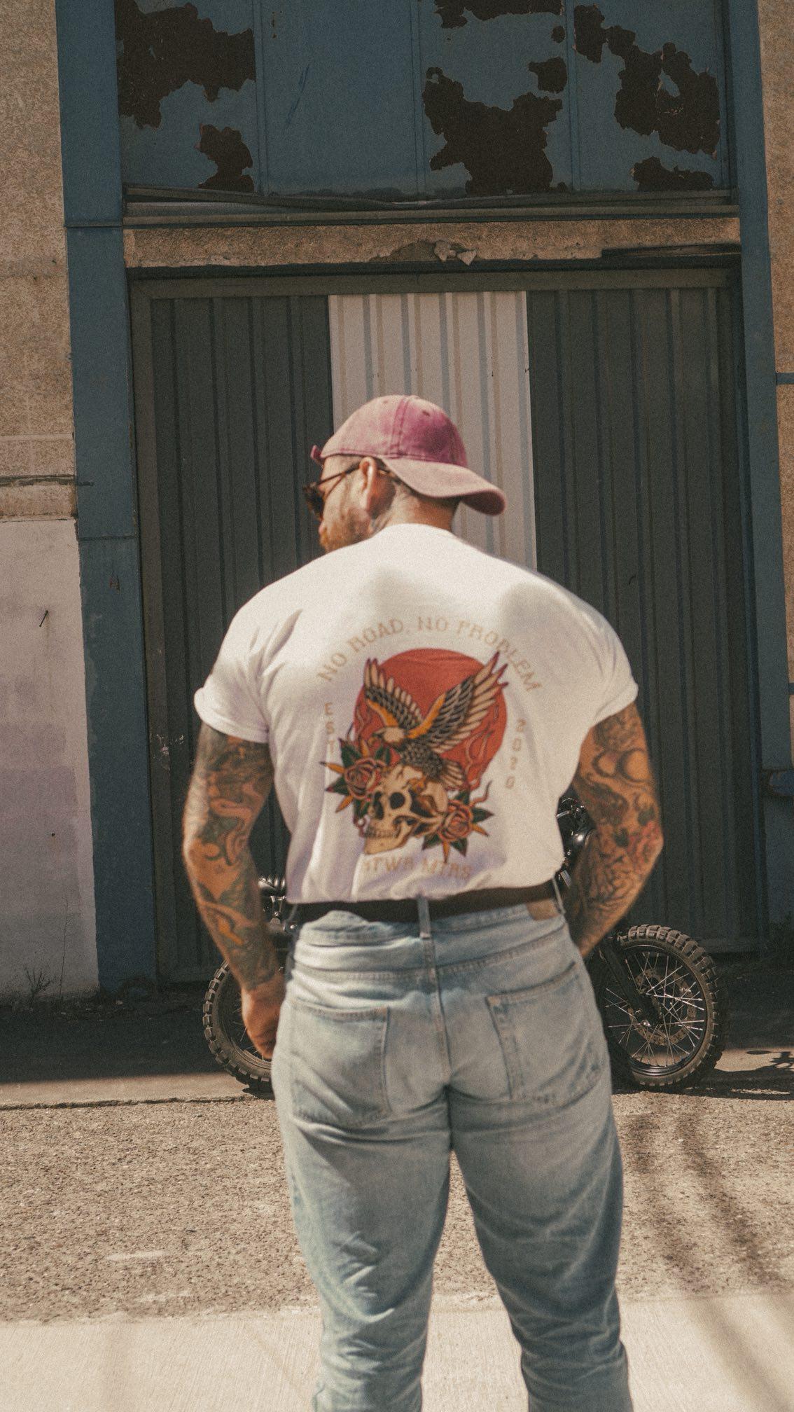 RTWR MTRS "No Road No Problem" Oversized T-Shirt - Rottweiler Motors